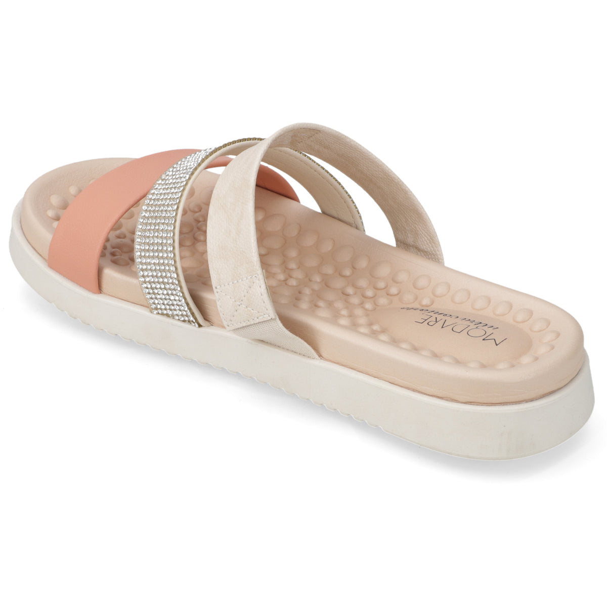 Sandalia Modare Glitter Nude