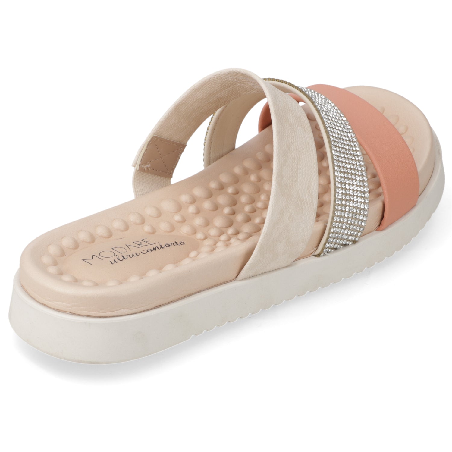 Sandalia Modare Glitter Nude