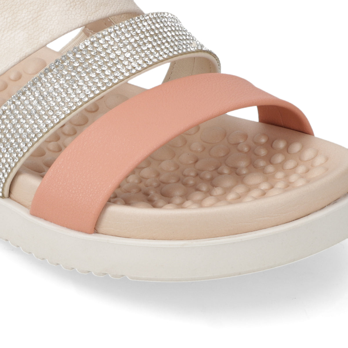 Sandalia Modare Glitter Nude