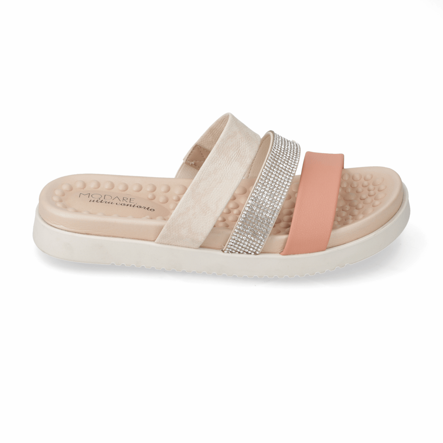 Sandalia Modare Glitter Nude
