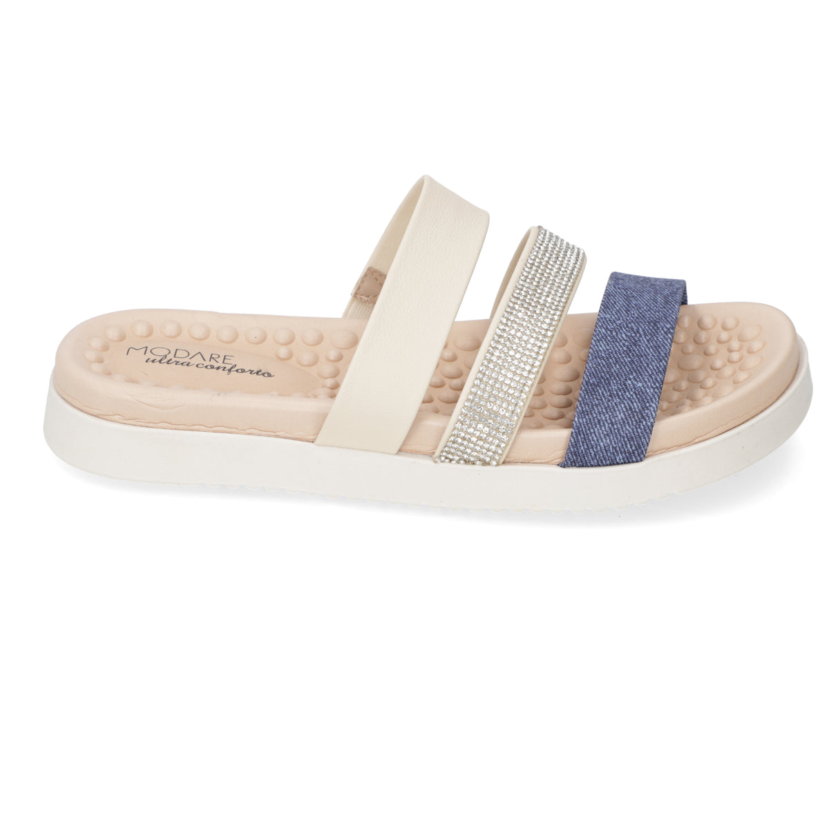 Sandalia Modare EcoCuero Glitter Jeans 35 / Denim