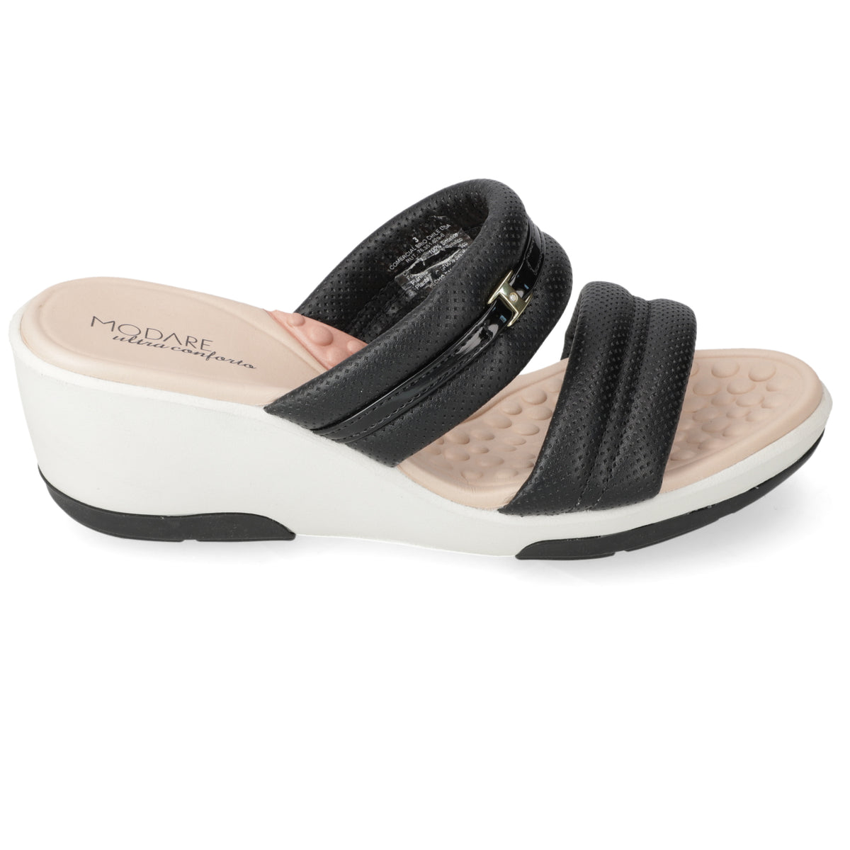 Sandalia Modare Croco Negro