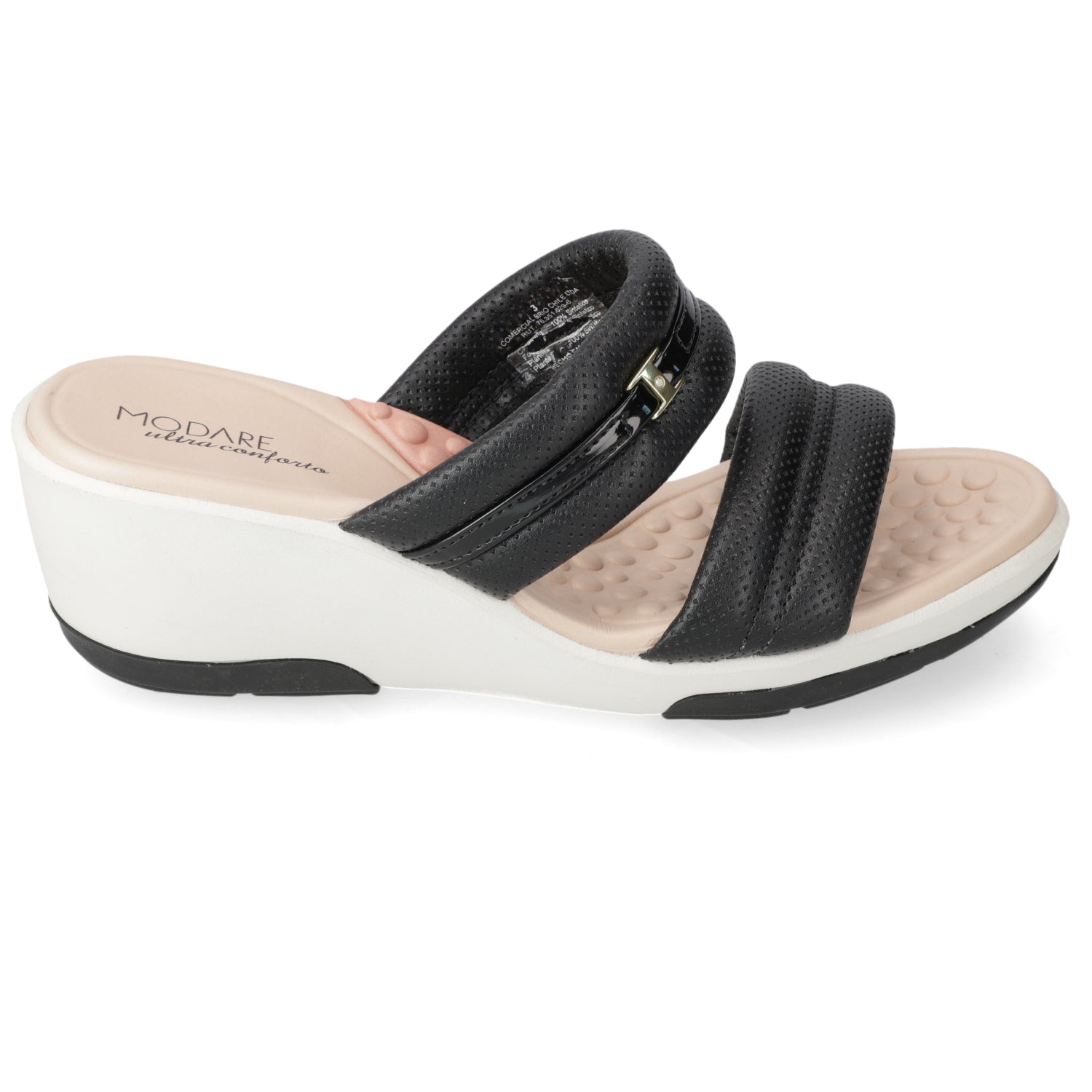 Sandalia Modare Croco Negro