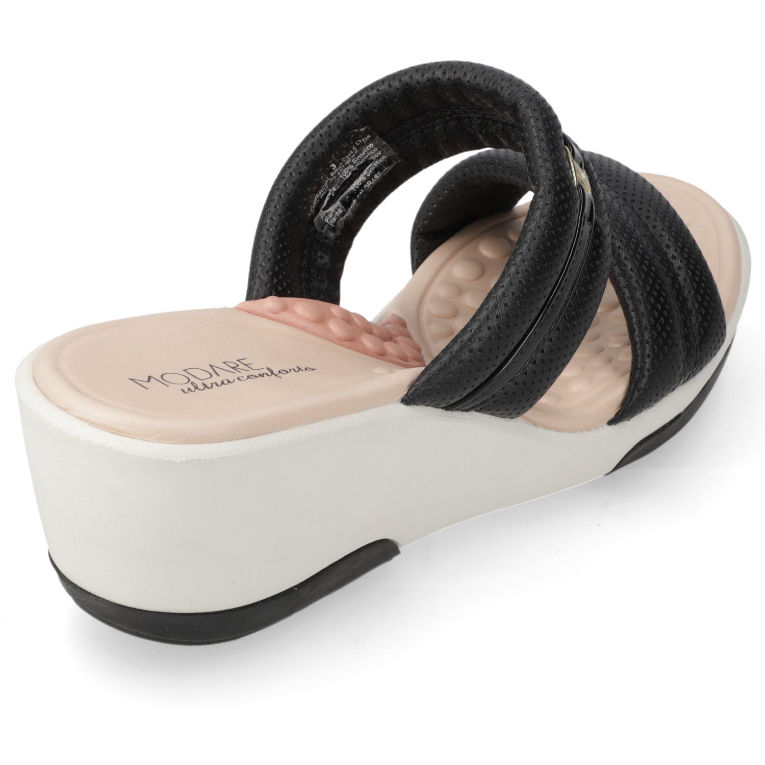 Sandalia Modare Croco Negro