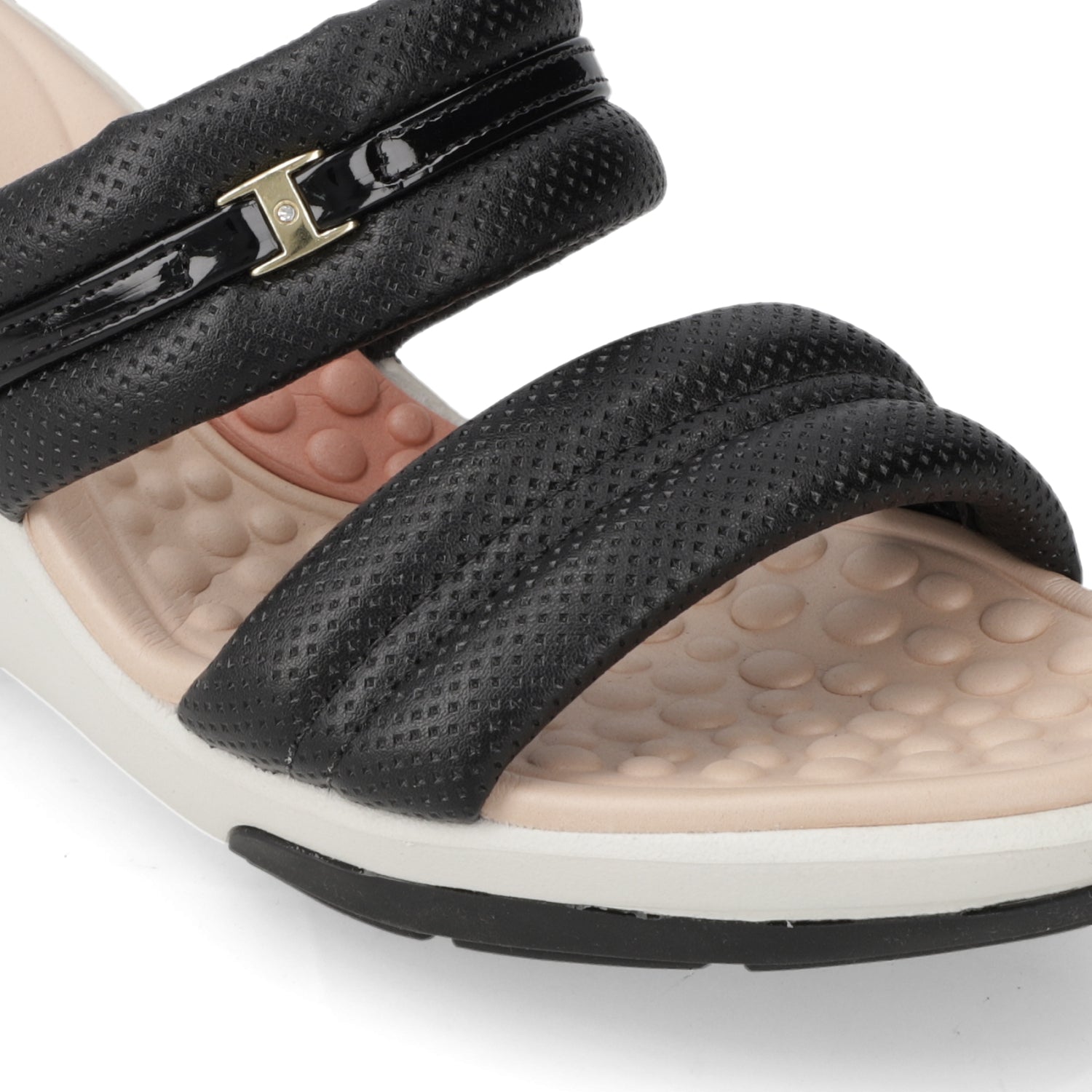 Sandalia Modare Croco Negro