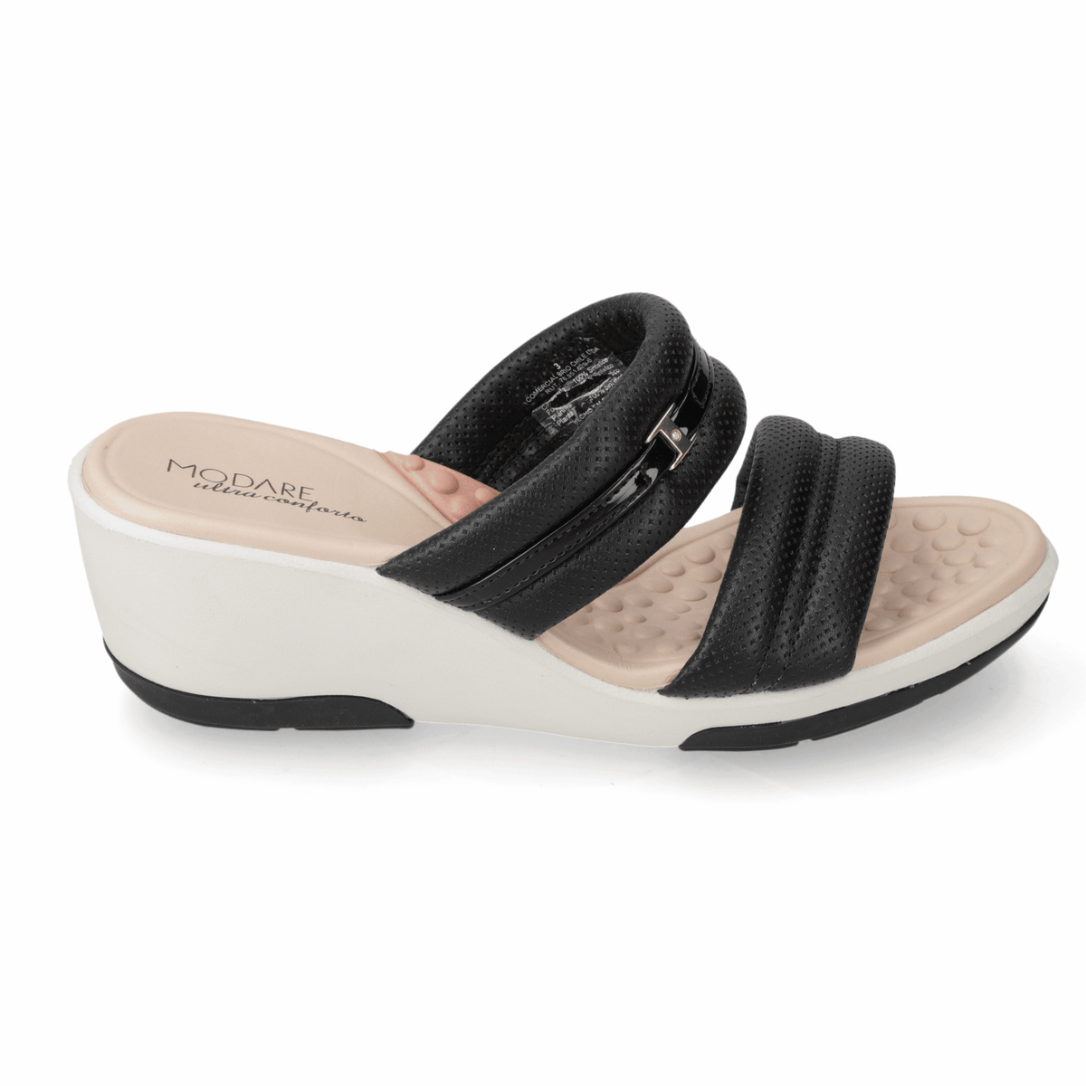Sandalia Modare Croco Negro