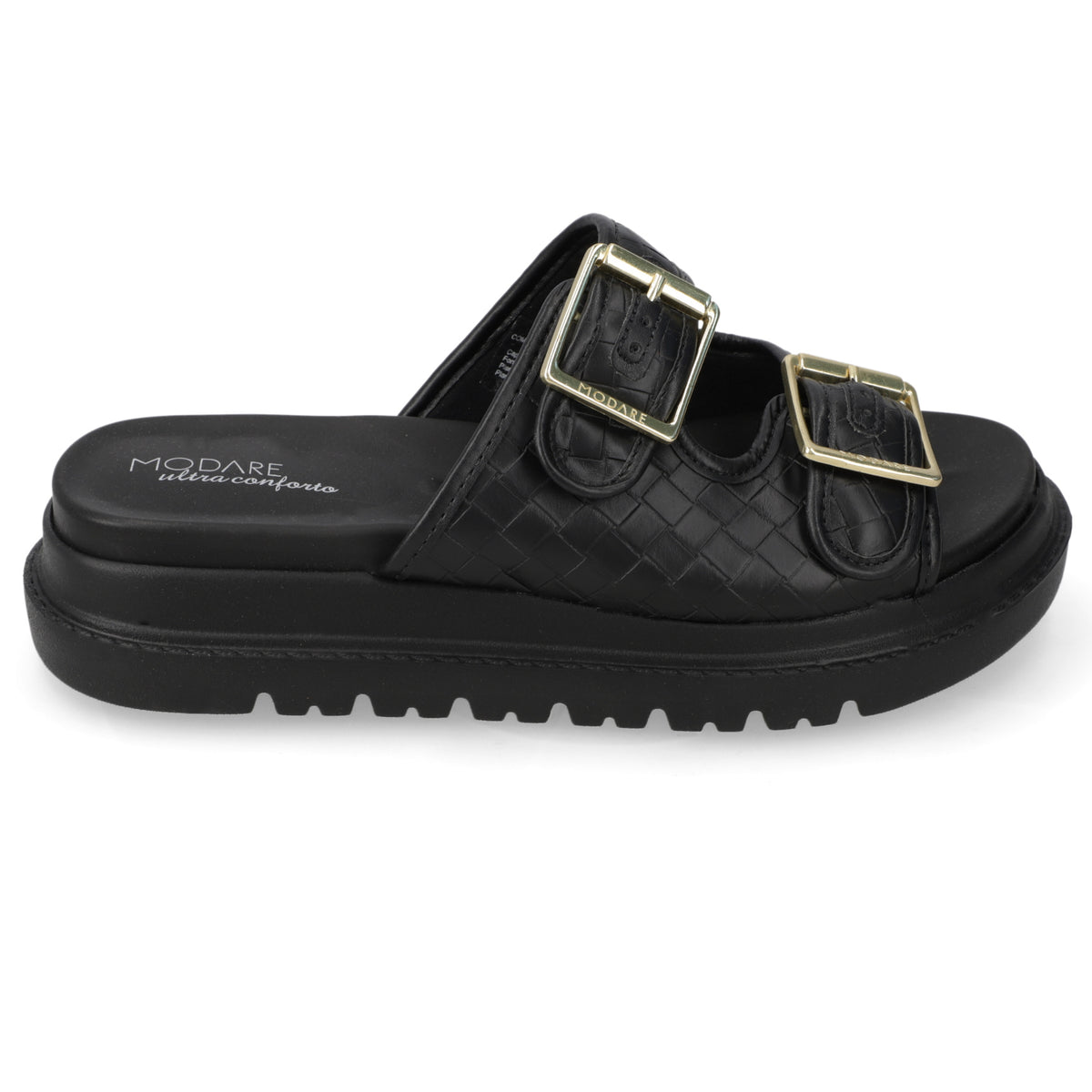 Sandalia Plataforma Negro Modare Ecocuero 35 / Negro