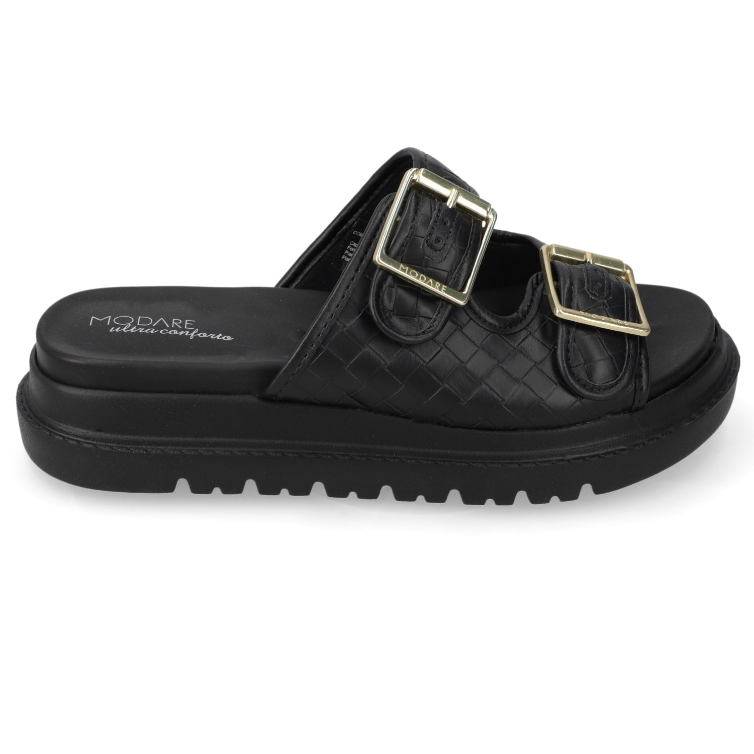 Sandalia Plataforma Negro Modare Ecocuero 35 / Negro