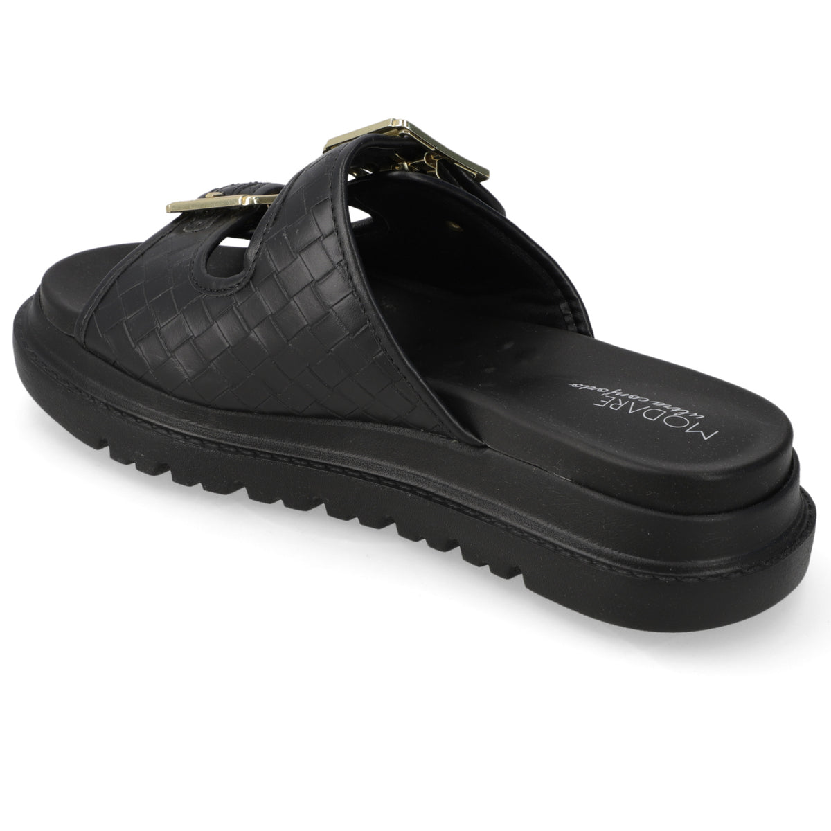 Sandalia Plataforma Negro Modare Ecocuero 35 / Negro
