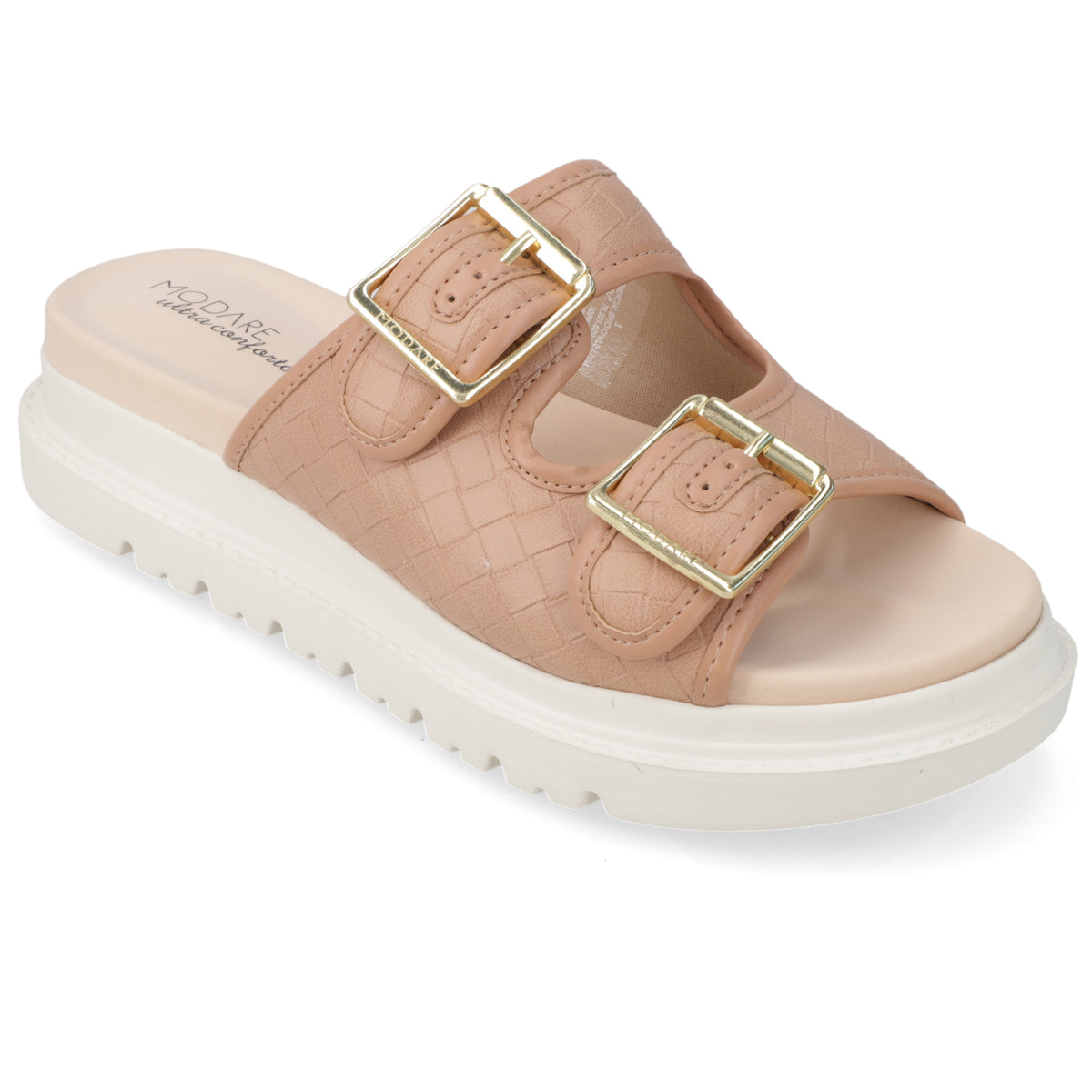 Sandalia Plataforma Nude Modare Ecocuero 35 / Nude