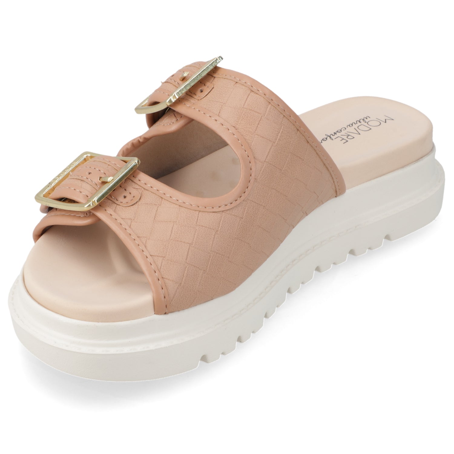 Sandalia Plataforma Nude Modare Ecocuero 35 / Nude