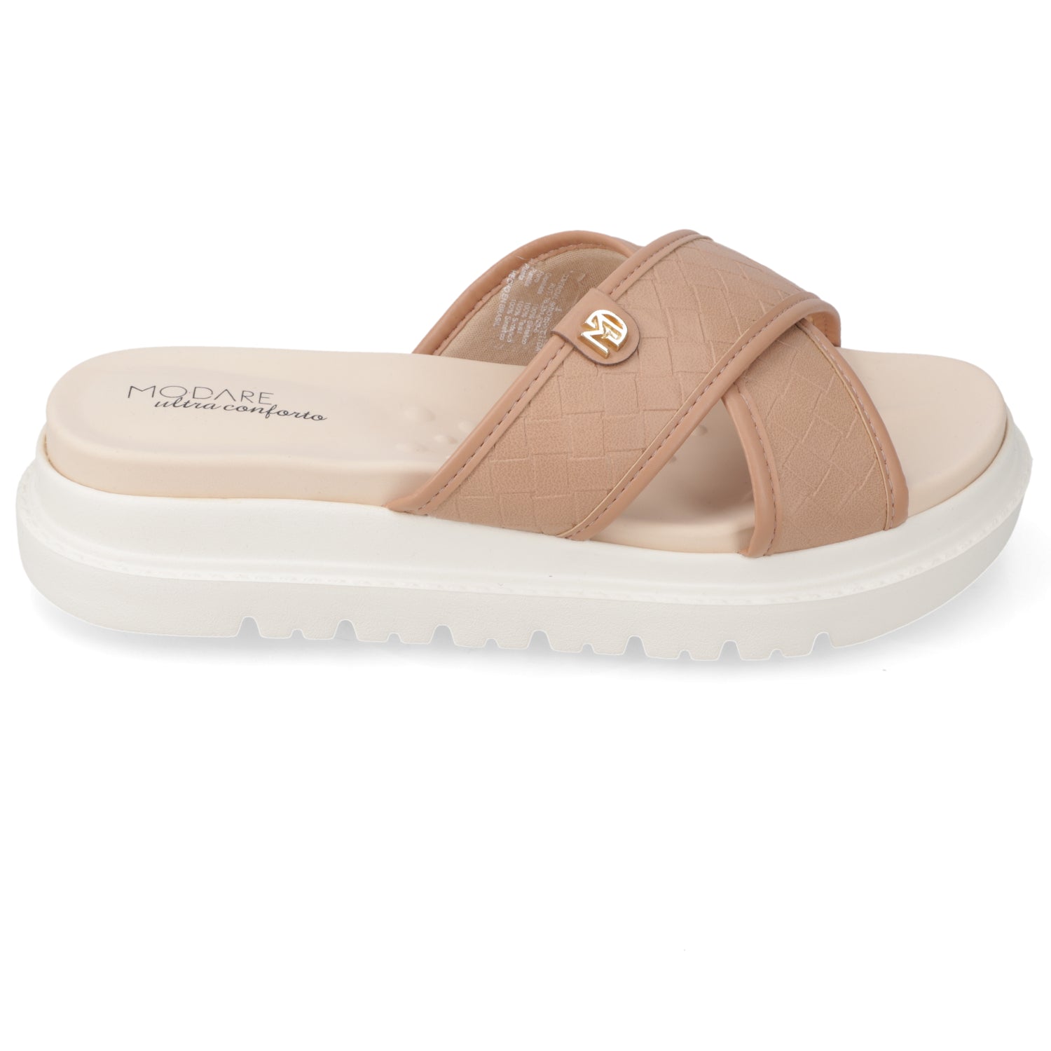 Sandalia Plataforma Nude Modare Ecocuero 35 / Nude