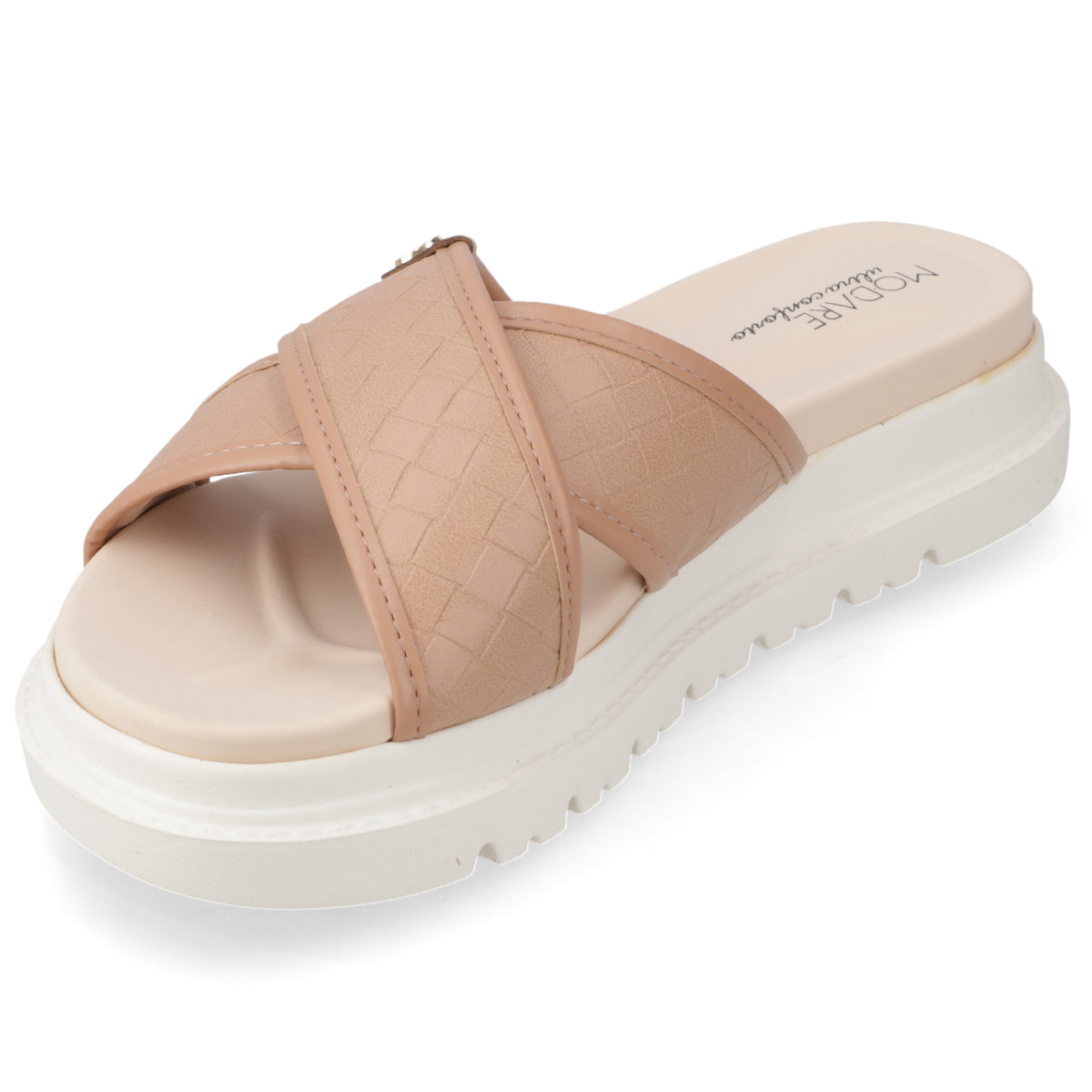 Sandalia Plataforma Nude Modare Ecocuero 35 / Nude