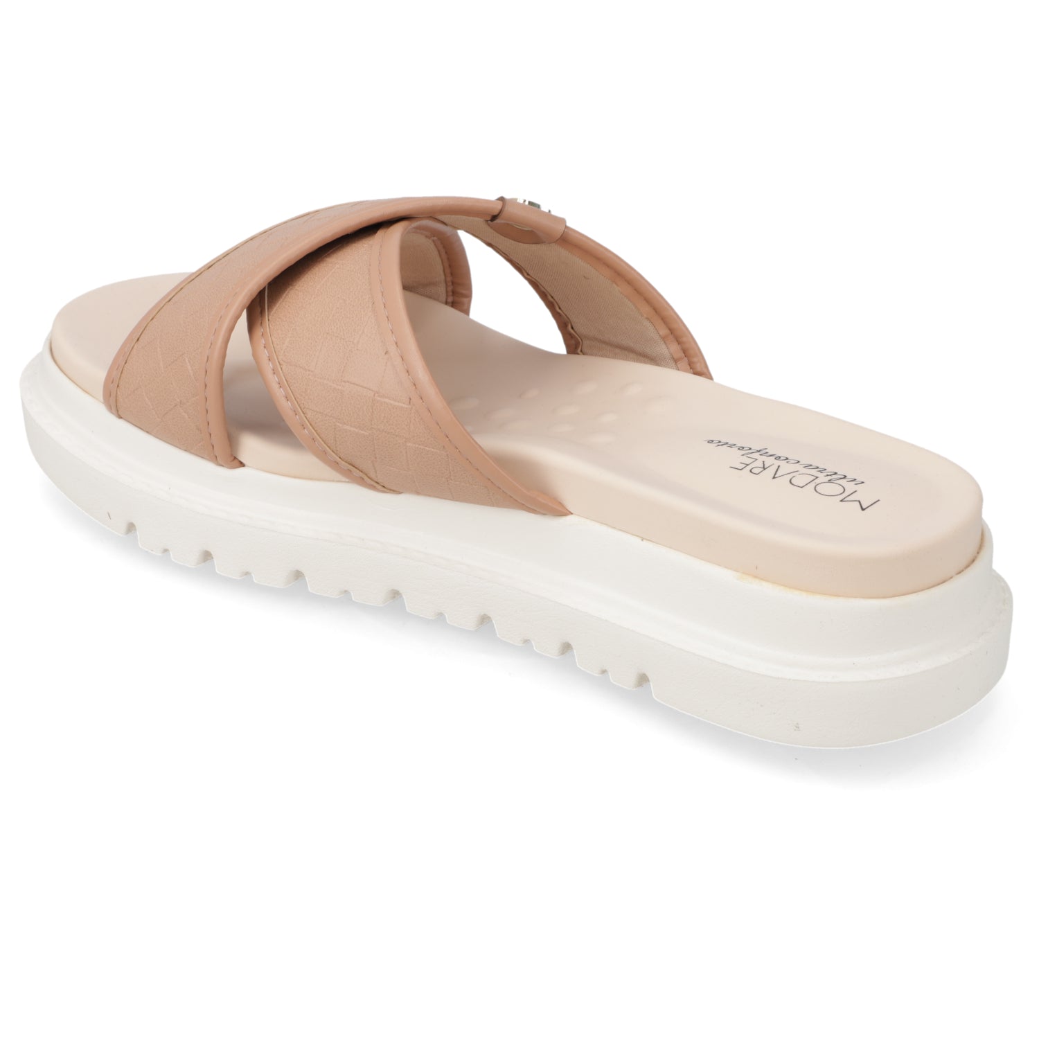Sandalia Plataforma Nude Modare Ecocuero 35 / Nude