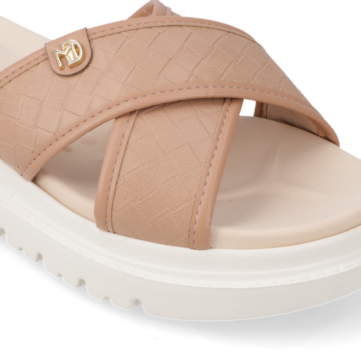 Sandalia Plataforma Nude Modare Ecocuero 35 / Nude