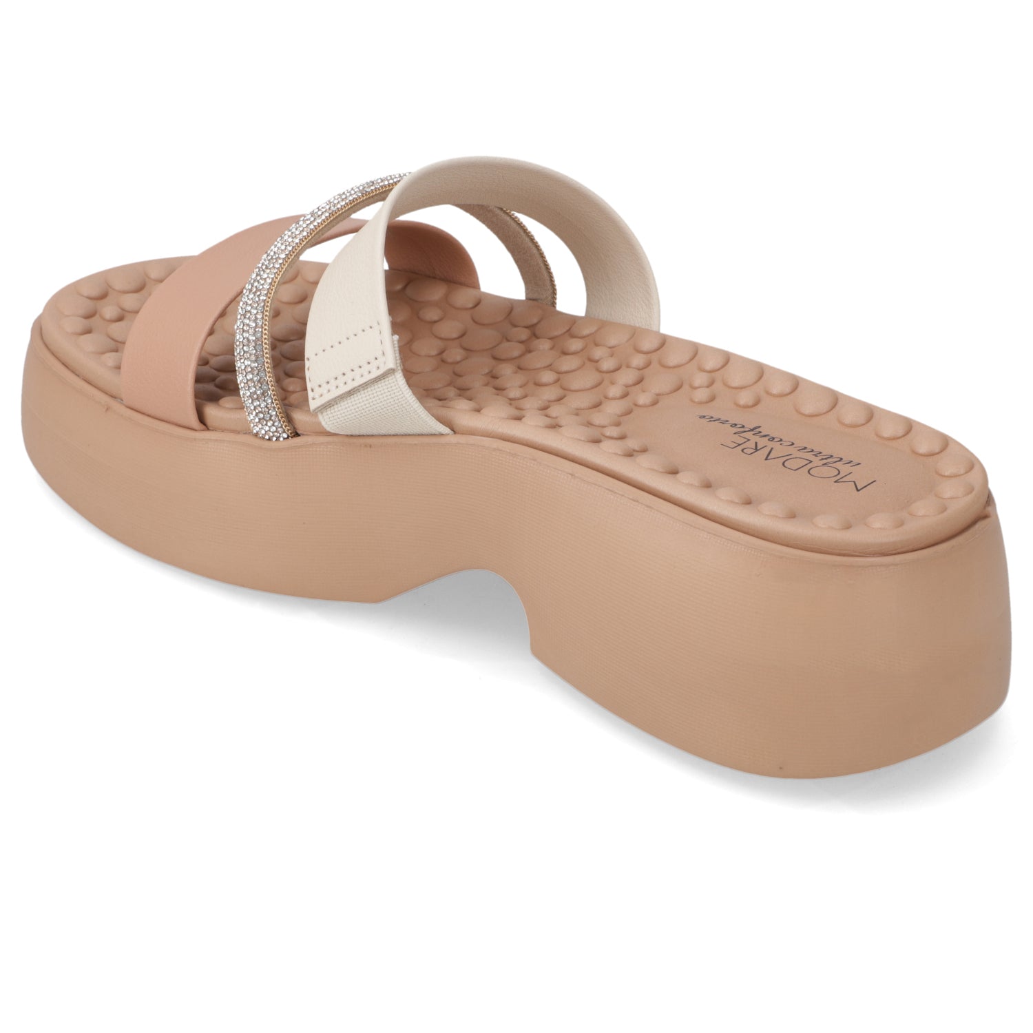 Sandalia Plataforma Nude Modare Ecocuero 35 / Nude