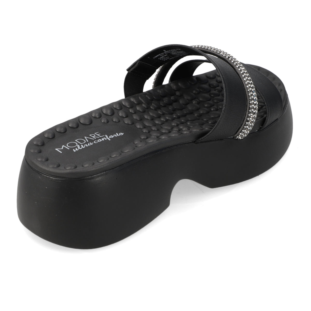 Sandalia Plataforma Negro Modare Ecocuero 35 / Negro