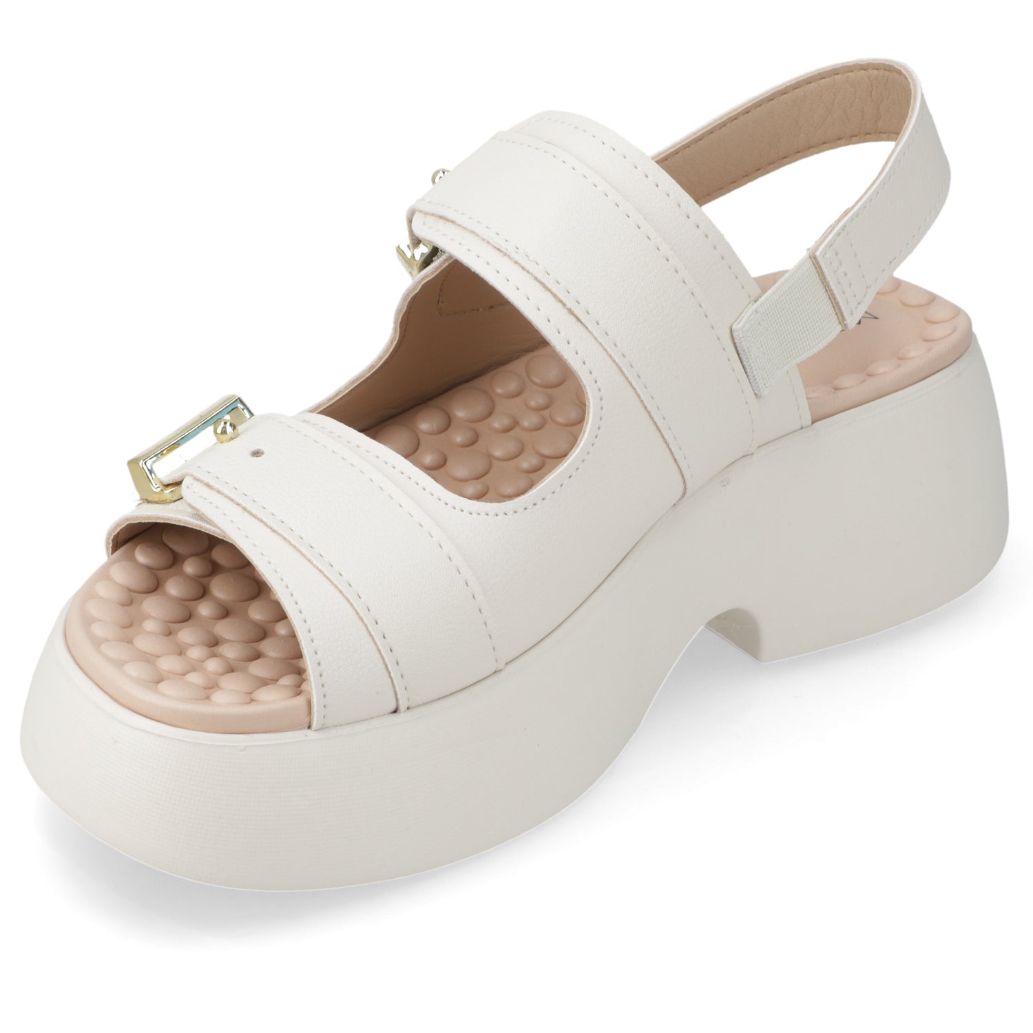 Sandalia Plataforma Blanco OFF Modare Ecocuero 35 / Blanco OFF
