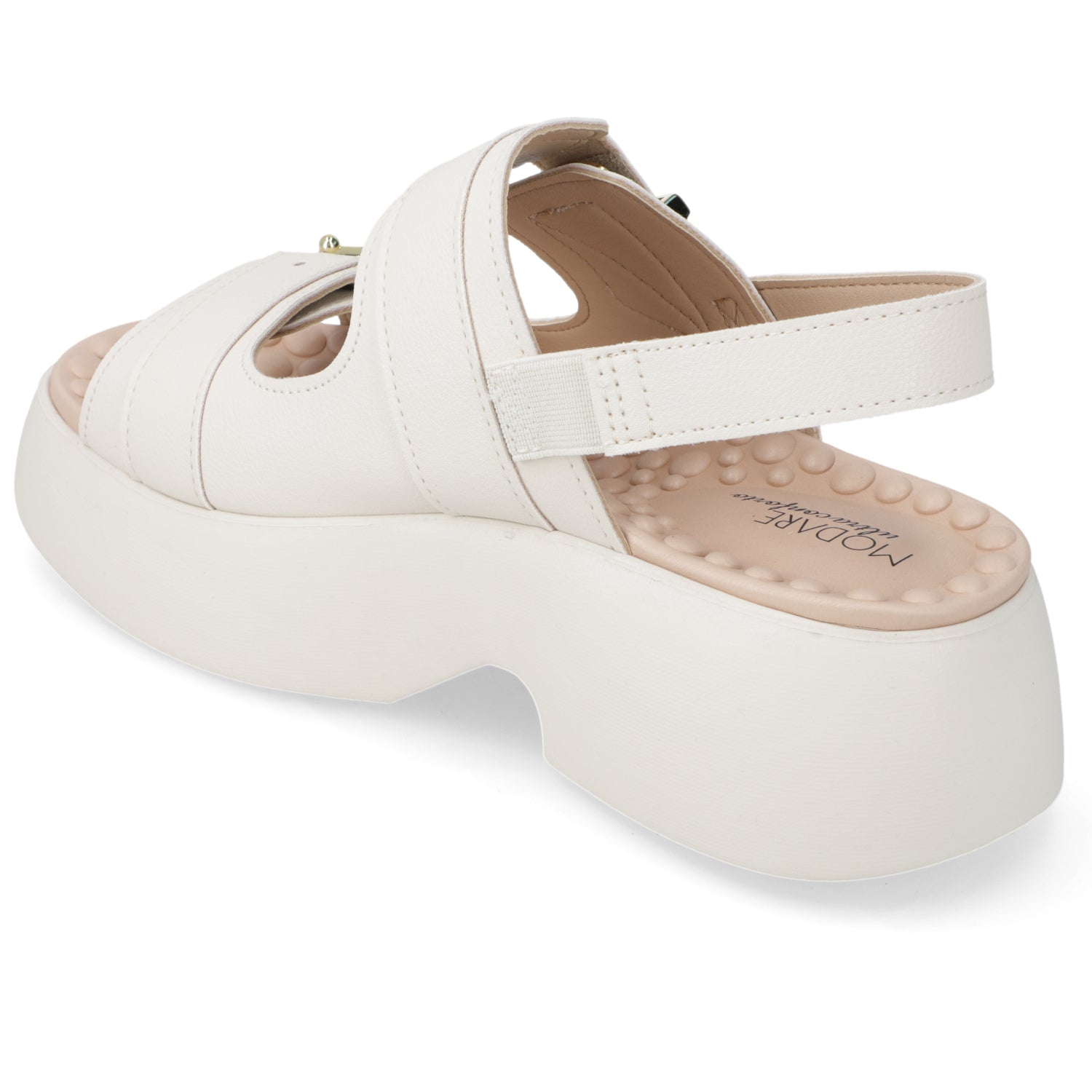 Sandalia Plataforma Blanco OFF Modare Ecocuero 35 / Blanco OFF