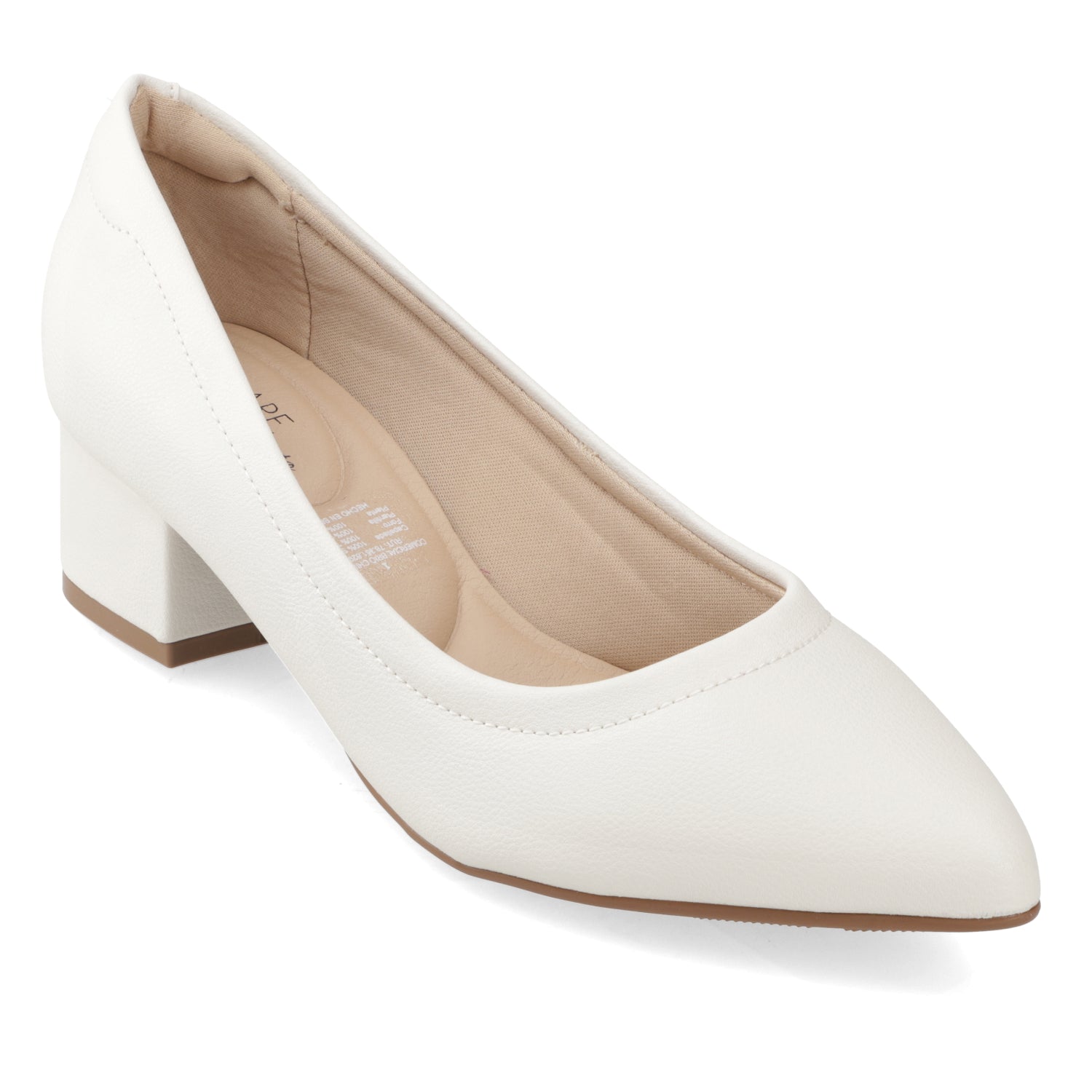 Taco Ancho 3 cm Blanco Modare 35 / Blanco