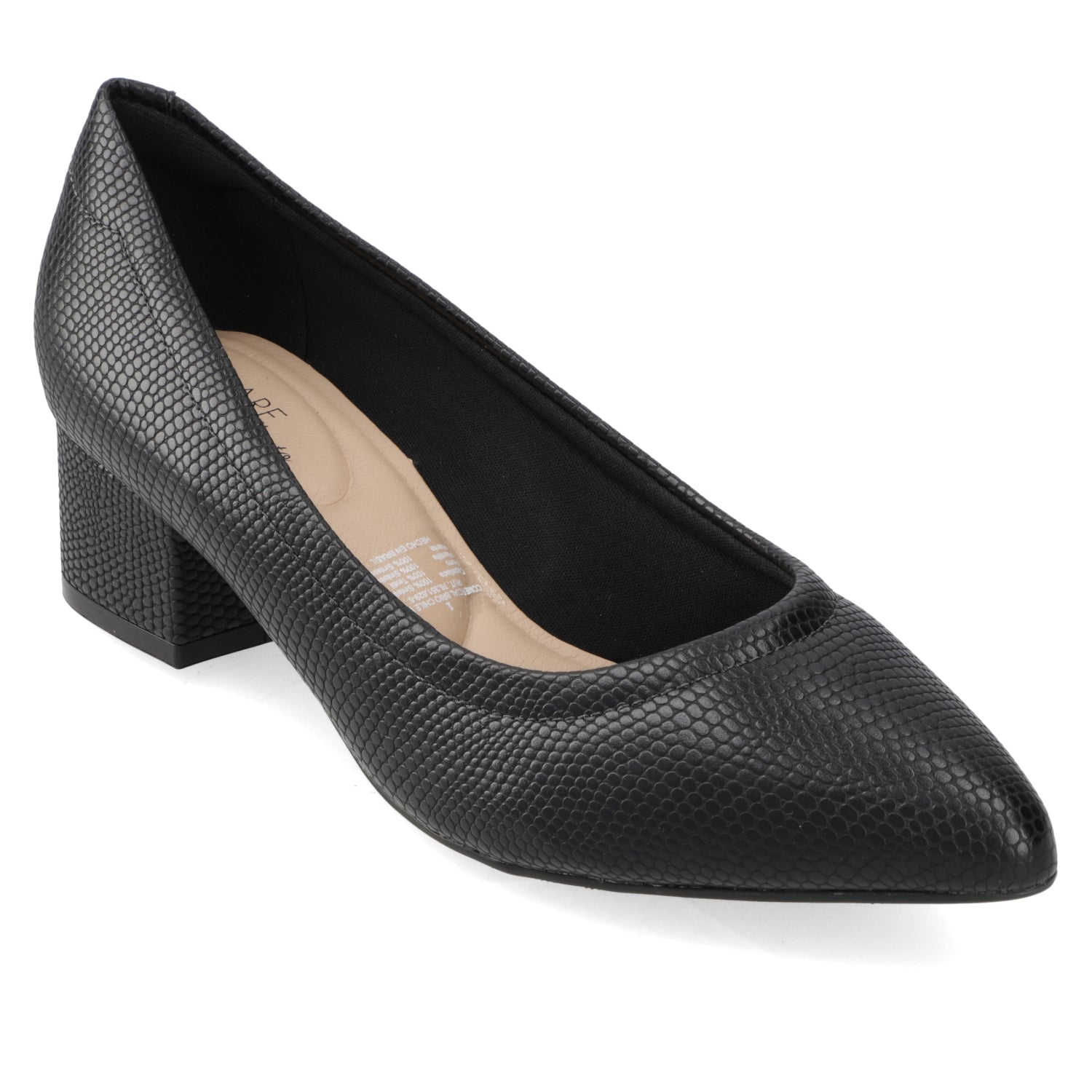 Taco Ancho 3 cm Negro Modare 35 / Negro