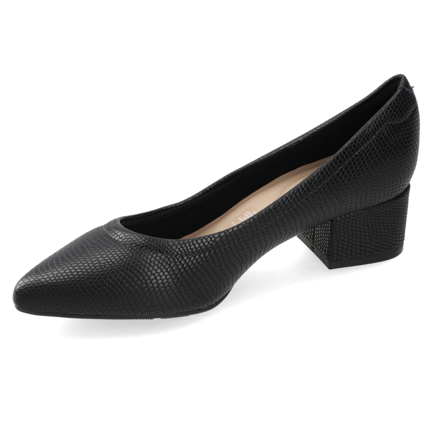 Taco Ancho 3 cm Negro Modare 35 / Negro