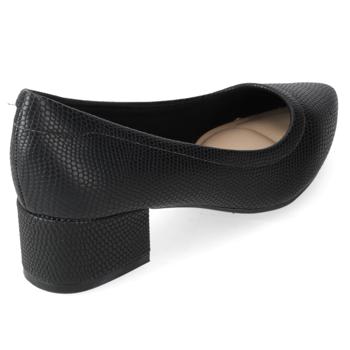 Taco Ancho 3 cm Negro Modare