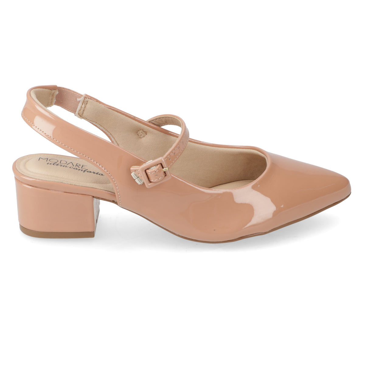 Taco Ancho 5 cm Nude Modare 35 / Nude