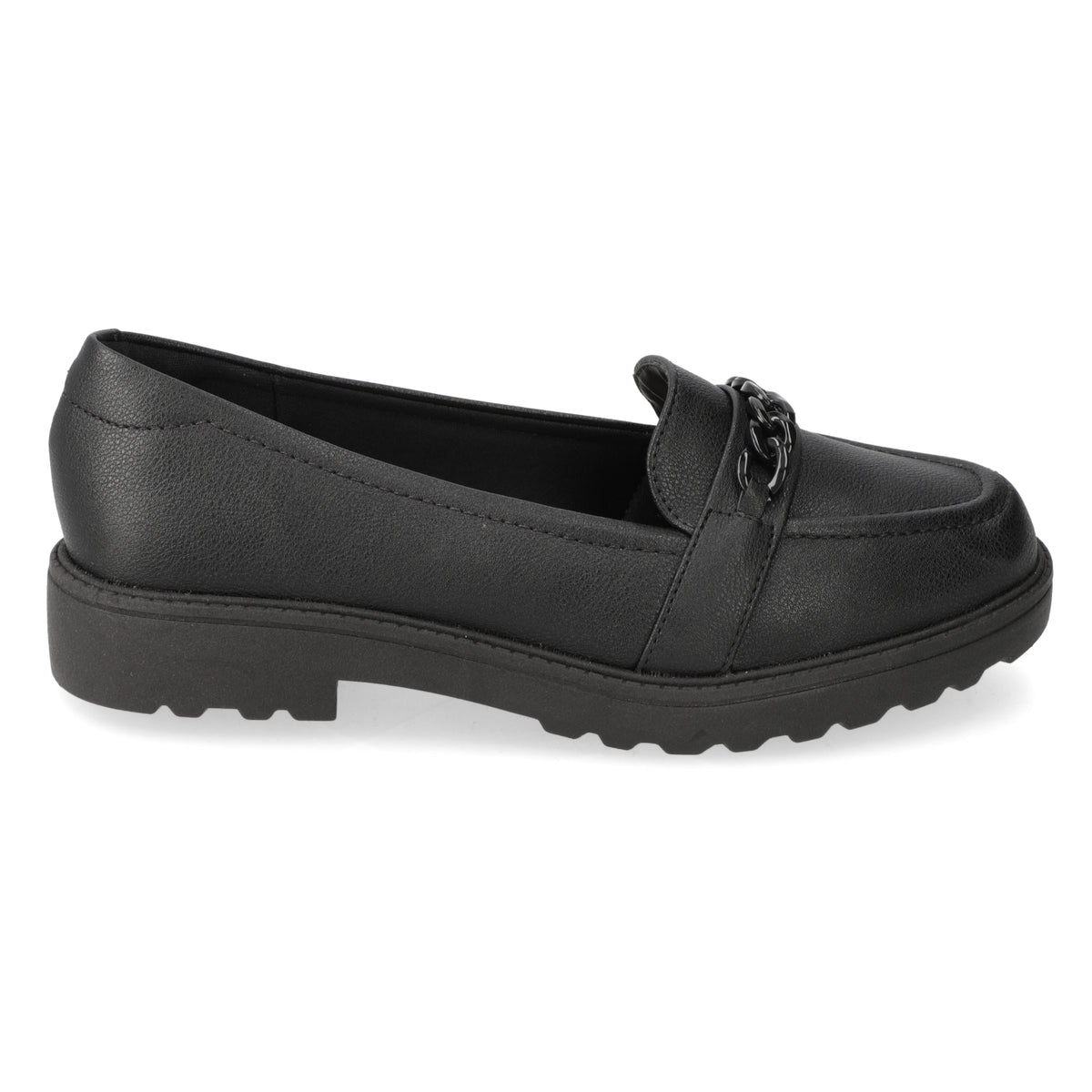 Mocasin Eco Cuero Negro