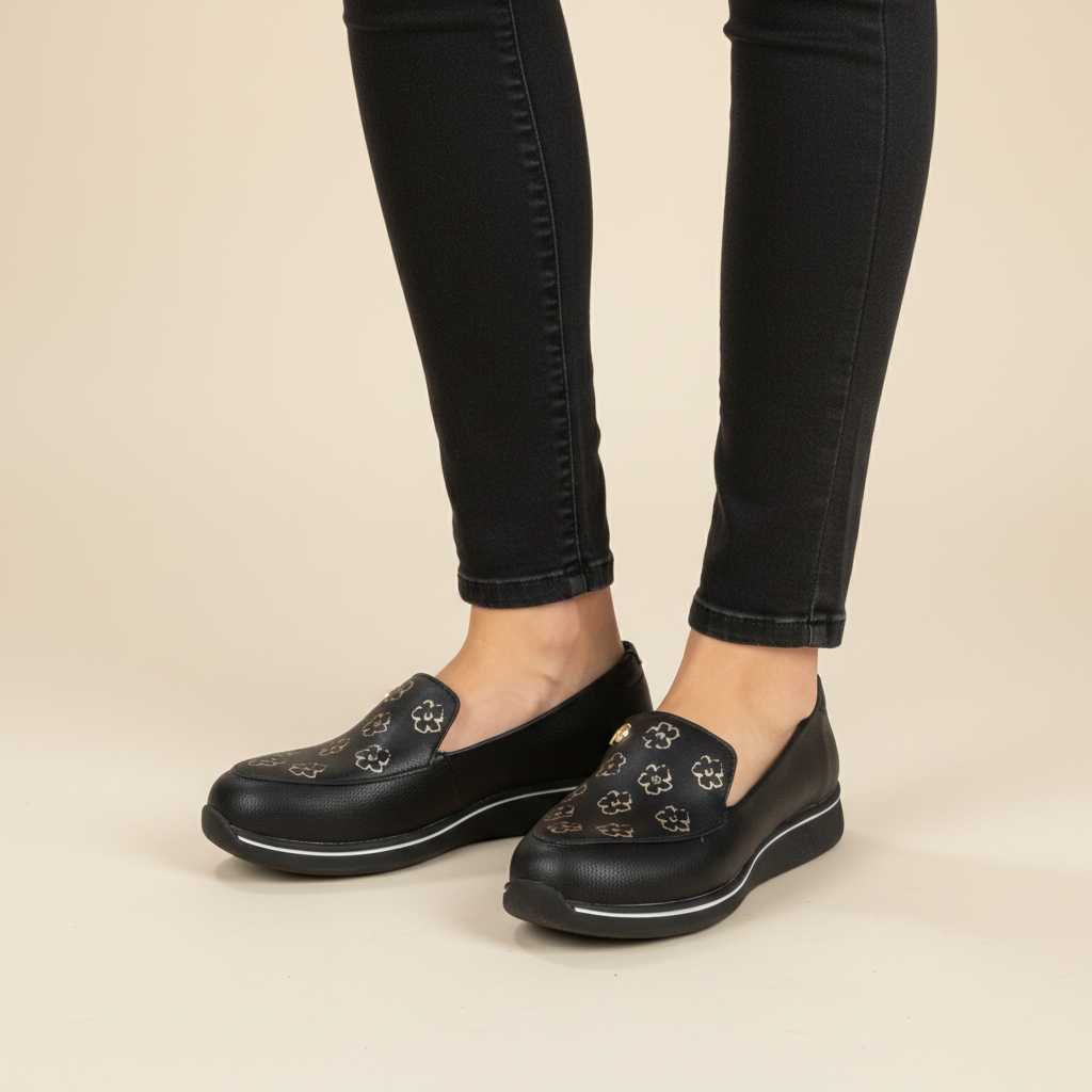 Zapatilla Casual Mujer Modare Negro