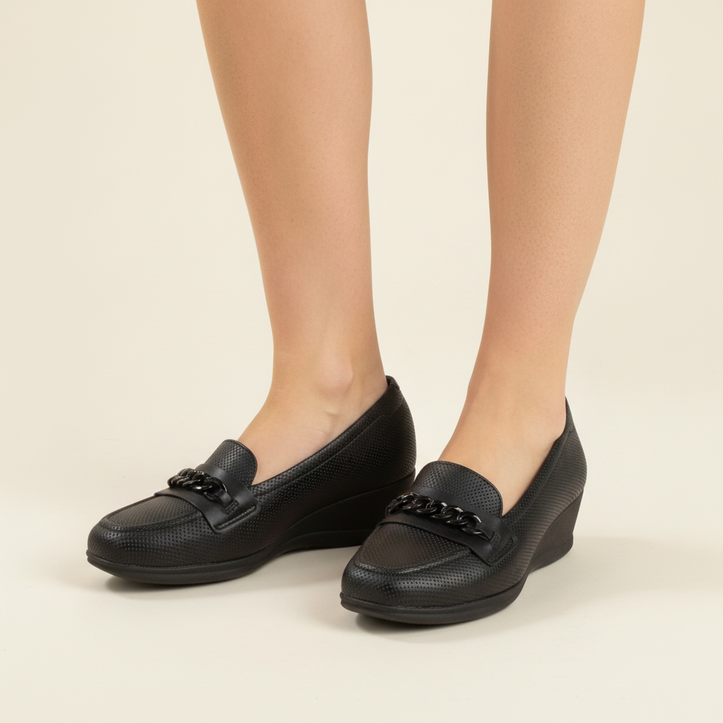 Mocasin Mujer Modare Negro