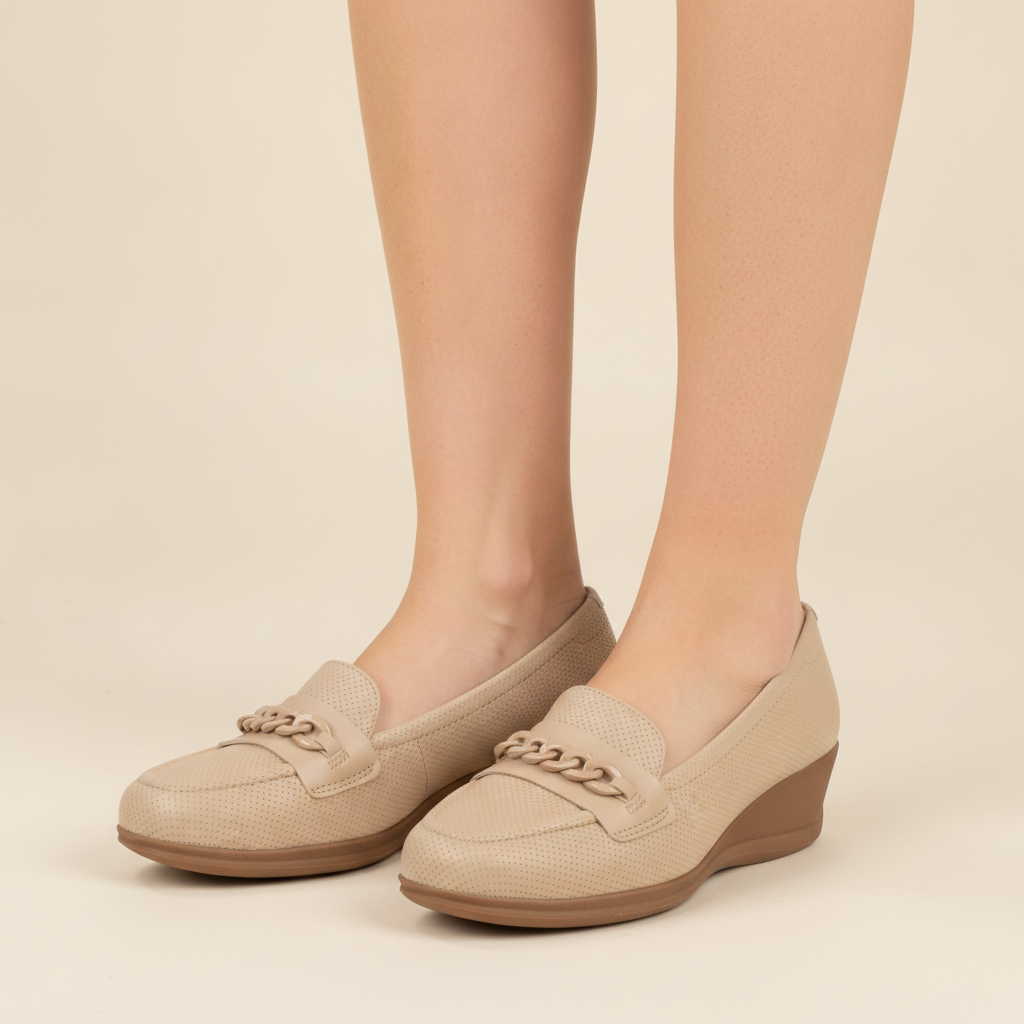 Mocasin Mujer Modare Nude