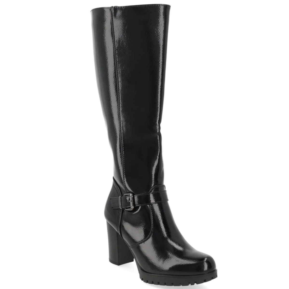 Bota Taco Ancho Negro New Walk