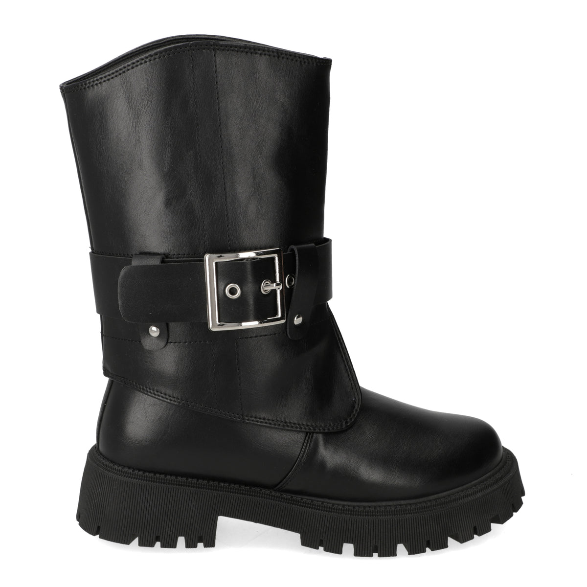 Bota 2 en 1 Hebilla Negro 35 / Negro