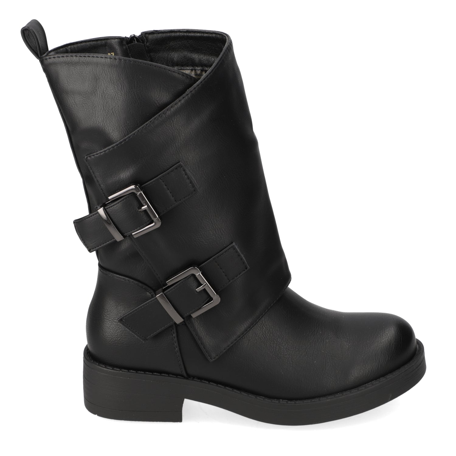 Bota Taco Ancho 3 cm Negro New Walk 35 / Negro