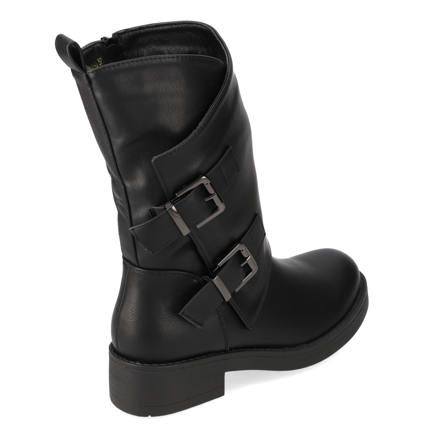 Bota Taco Ancho 3 cm Negro New Walk 35 / Negro