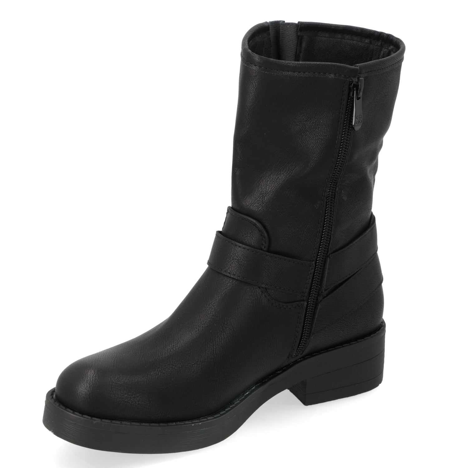 Bota Negra con Hebillas 35 / Negro