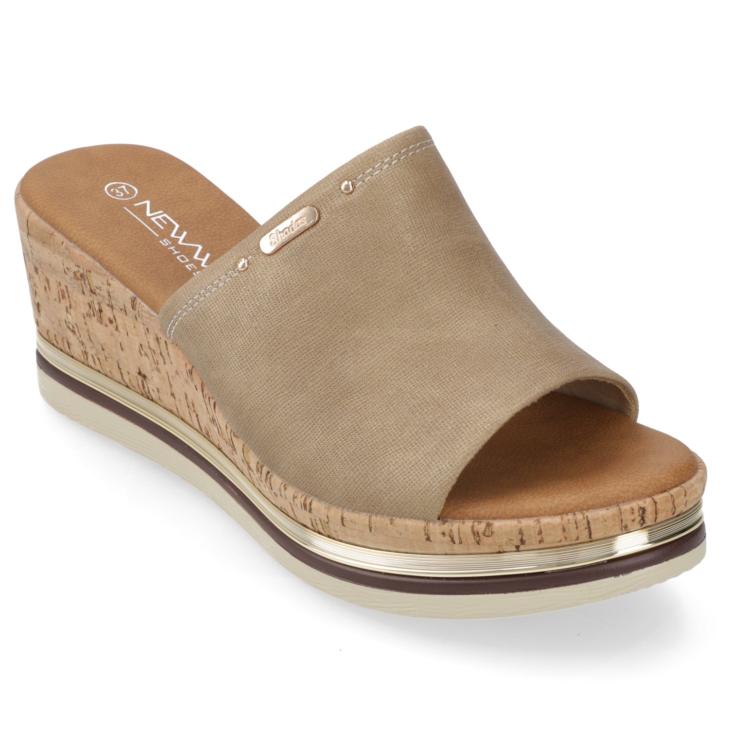 Sandalia Sandalia Beige New Walk Ecocuero 35 / Beige