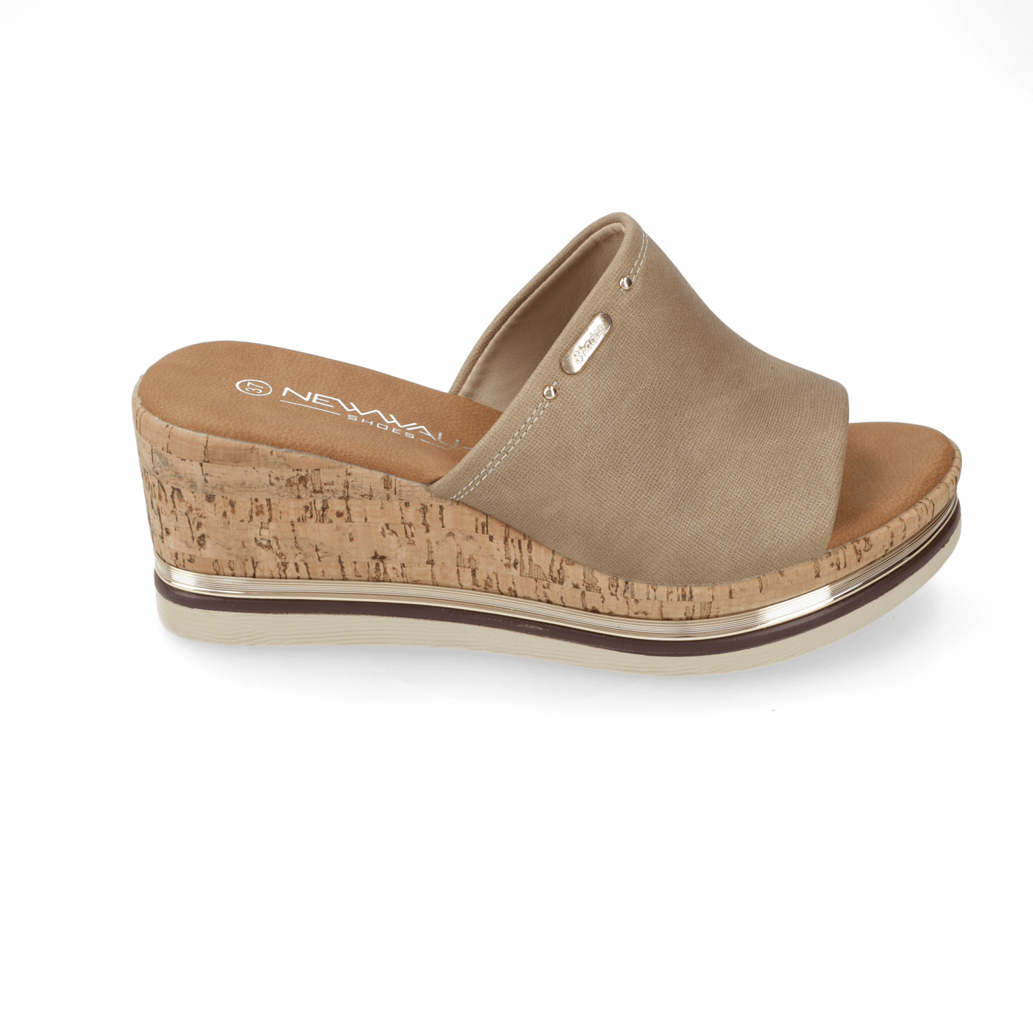 Sandalia Sandalia Beige New Walk Ecocuero 35 / Beige