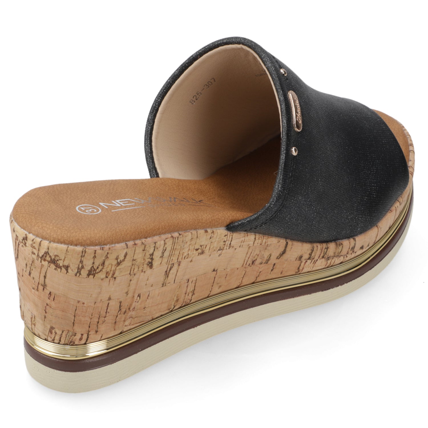 Sandalia Sandalia Negro New Walk Ecocuero 35 / Negro