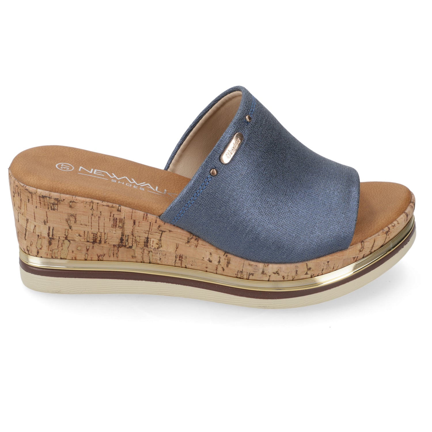 Sandalia Sandalia Azul Marino New Walk Ecocuero 35 / Azul Marino