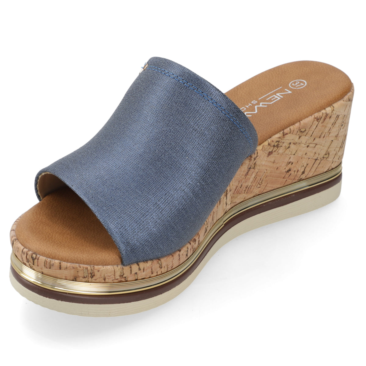 Sandalia Sandalia Azul Marino New Walk Ecocuero 35 / Azul Marino