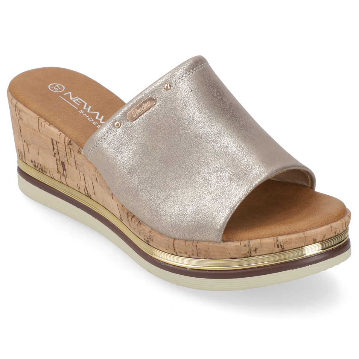 Sandalia Sandalia Dorado New Walk Ecocuero 35 / Dorado