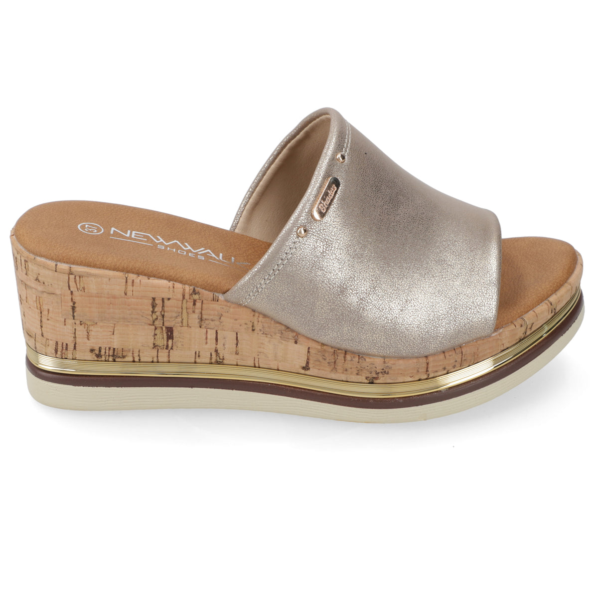 Sandalia Sandalia Dorado New Walk Ecocuero 35 / Dorado