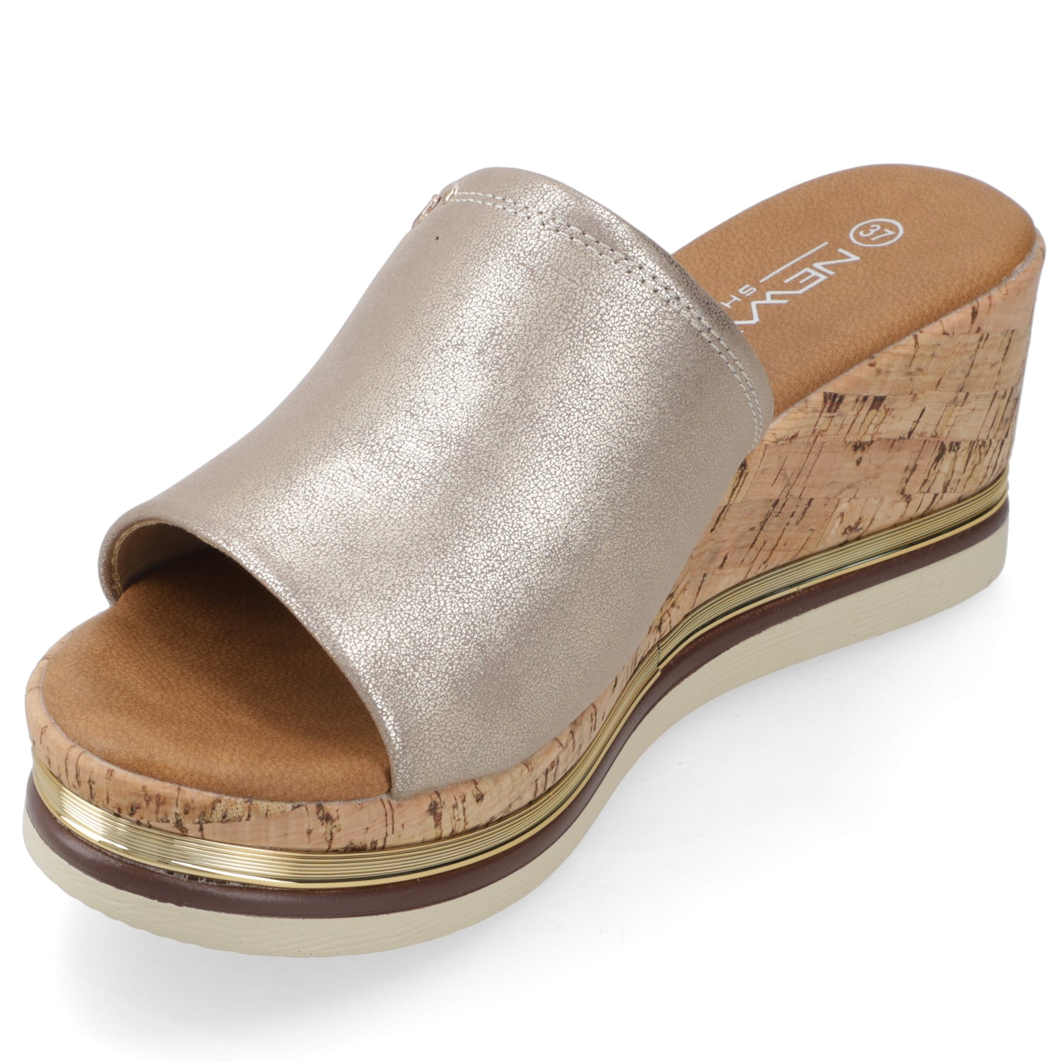 Sandalia Sandalia Dorado New Walk Ecocuero 35 / Dorado