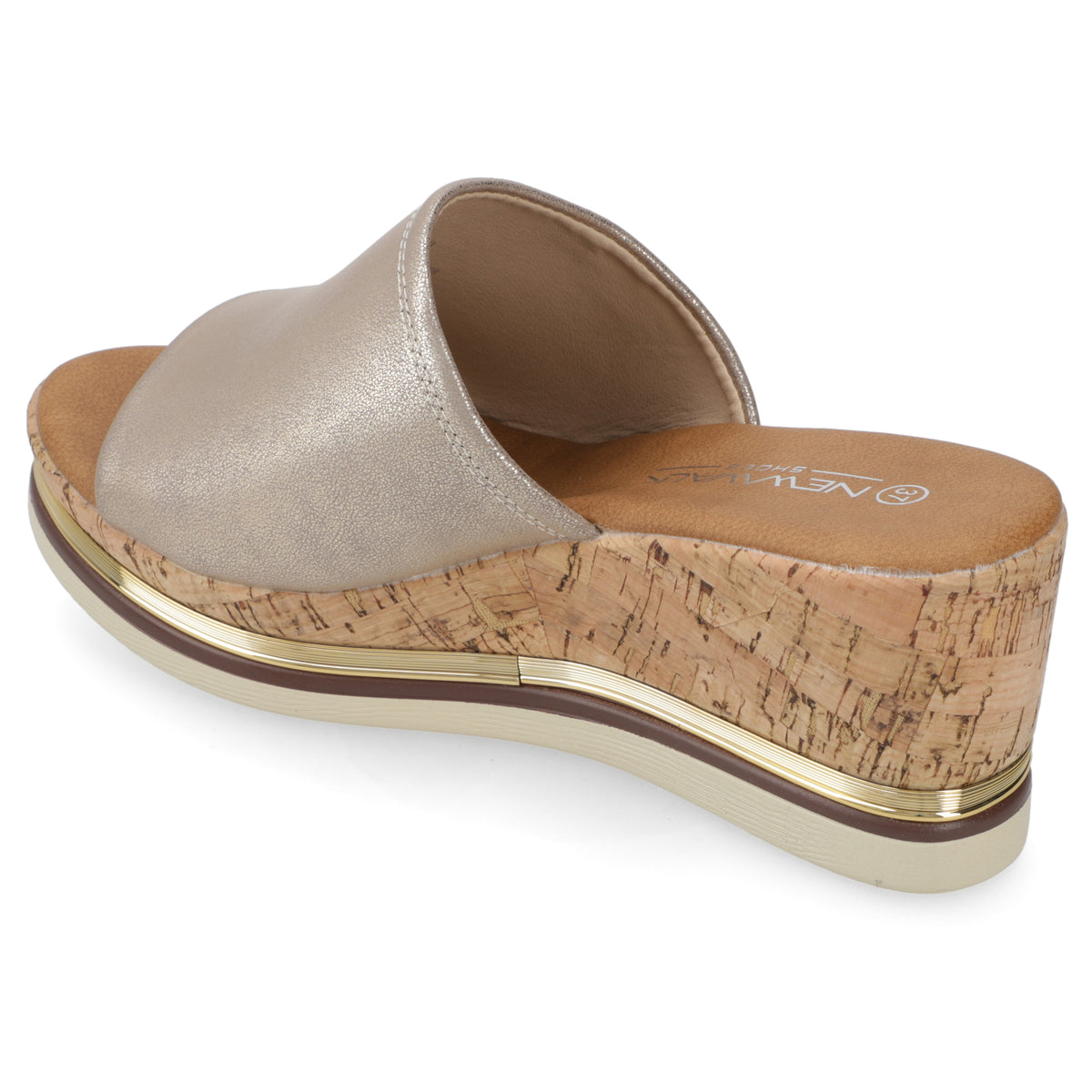 Sandalia Sandalia Dorado New Walk Ecocuero 35 / Dorado