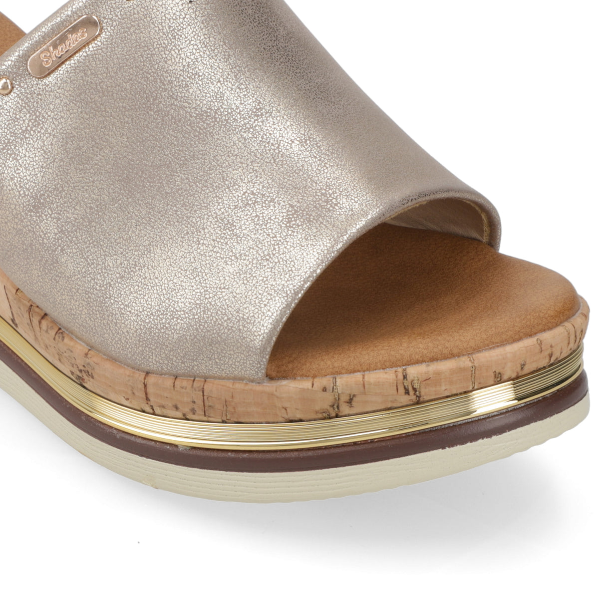 Sandalia Sandalia Dorado New Walk Ecocuero 35 / Dorado