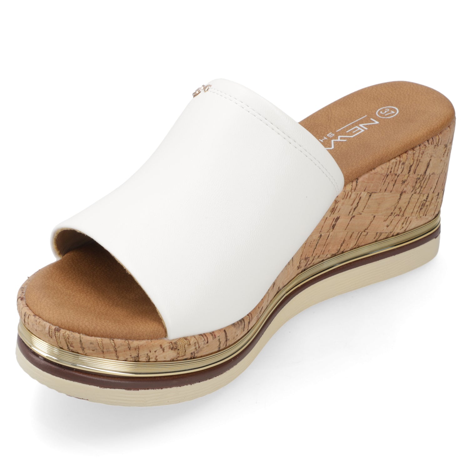 Sandalia Sandalia Blanco New Walk Ecocuero 35 / Blanco