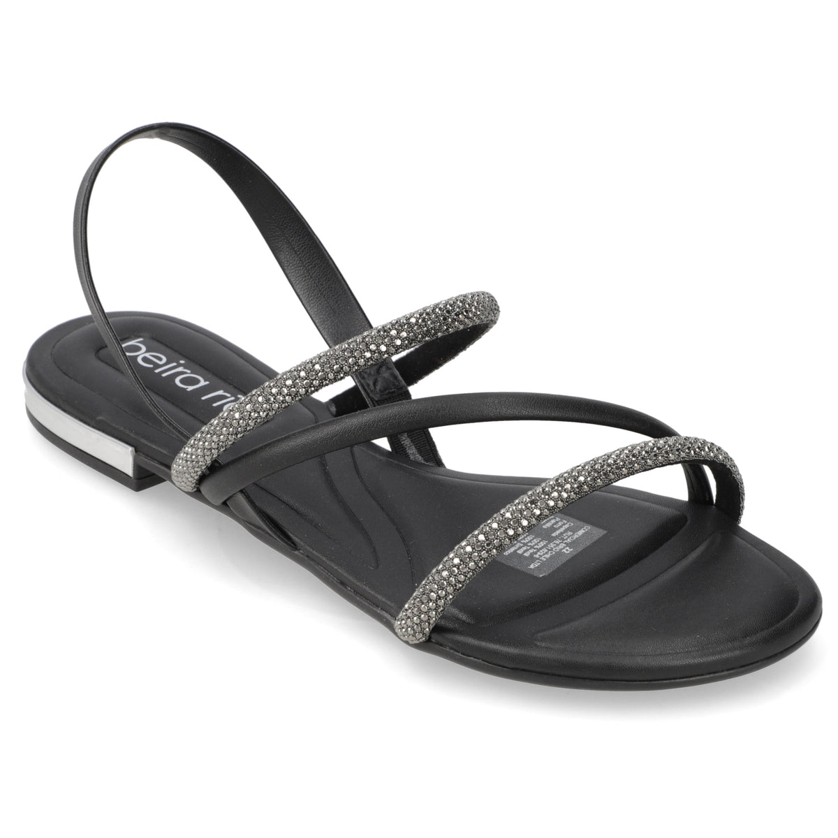 Sandalia Negro Beira Rio 35 / Negro