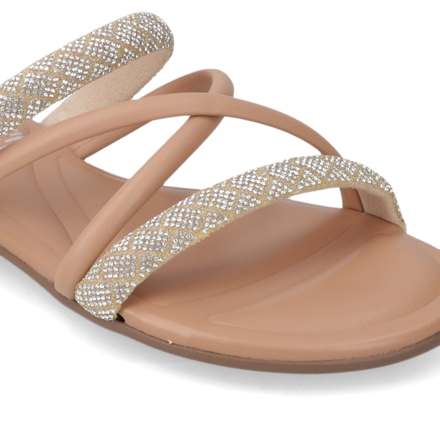 Sandalia Plana Nude Beira Rio Ecocuero 35 / Nude